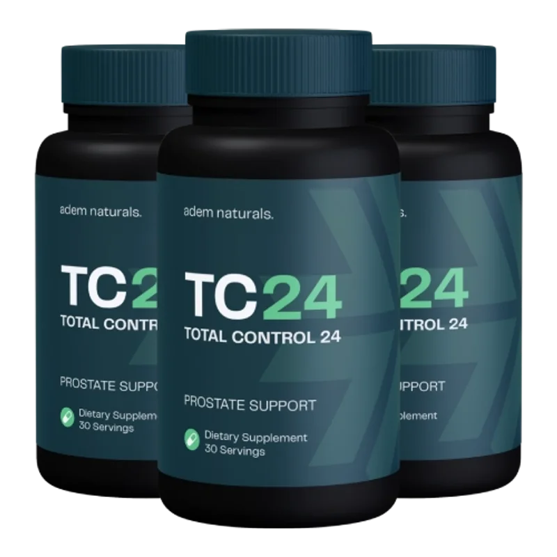 Total Control 24 Men's Wellness Support — 3 Bottle / 90 Day Pack