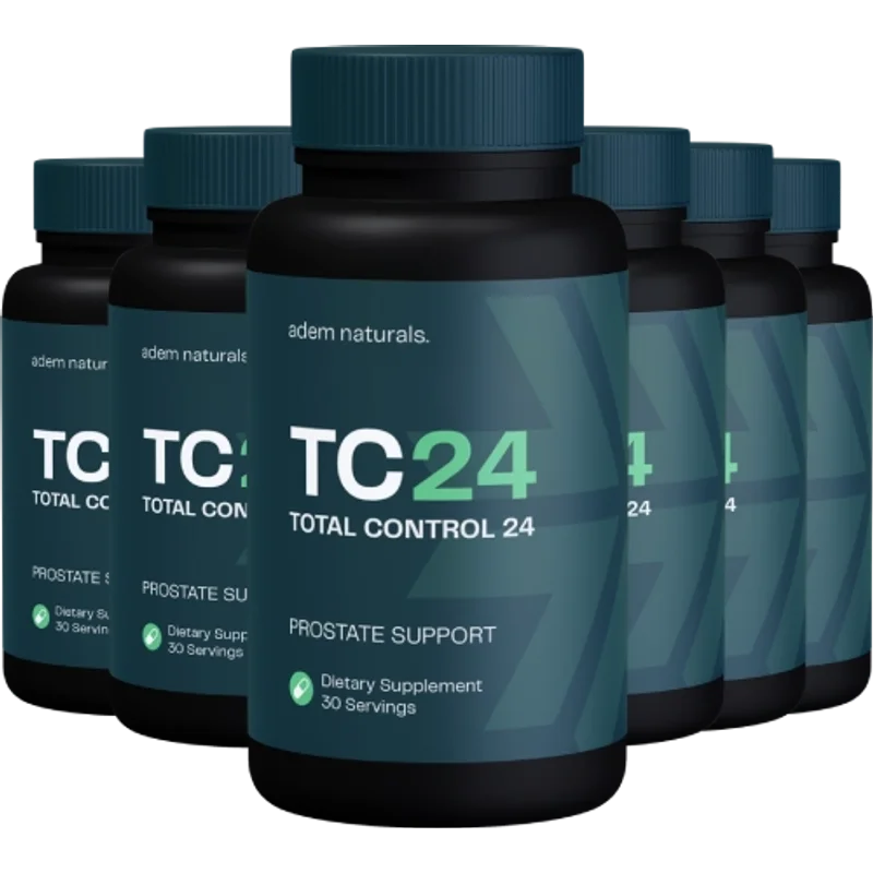 Total Control 24 Men's Wellness Support — 6 Bottle / 180 Day Pack